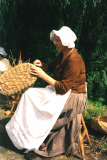 Korbflechterin